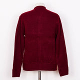 Relco London Two Tone Cardigan - Mustard & Burgundy