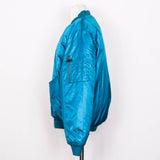 Relco London MA-1 Flight Jacket - Petrol Blue