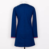 Pop Boutique 60's Style Dress - Twiggy Inspired (Navy)p