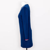 Pop Boutique 60's Style Dress - Twiggy Inspired (Navy)p
