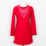 Pop Boutique 60's Style Dress - Twiggy Inspired (Red)