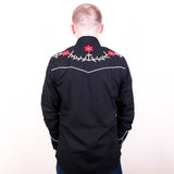 Relco Cowboy Western Shirt (Black)