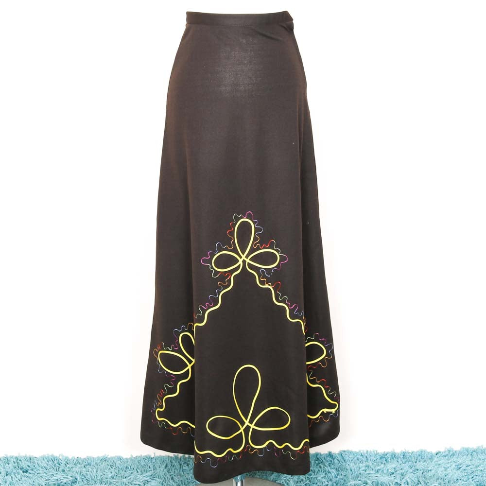 70s 2024 applique skirt