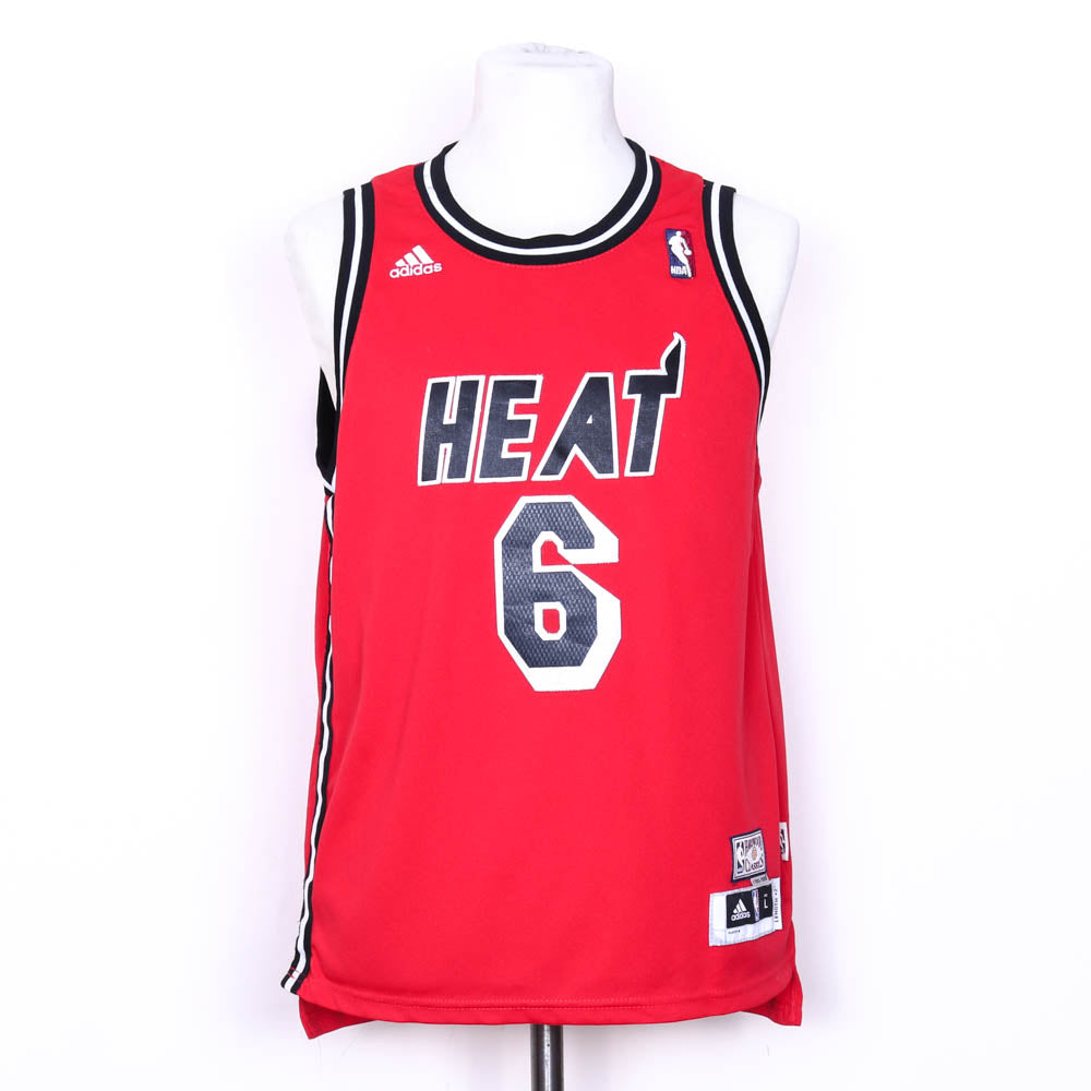 75th Anniversary Miami Heat JAMES #6 Black NBA Jersey - Kitsociety