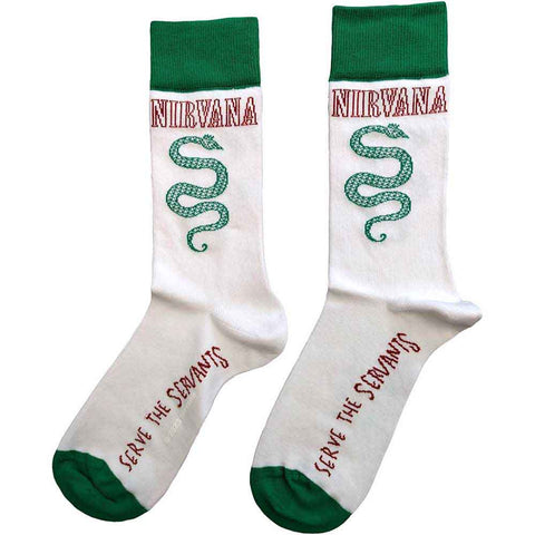 Nirvana - Green Snake Socks