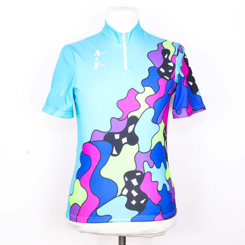 A&F Multicoloured Cycling Jersey (XS)