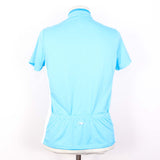 Bicycles Light Blue/Floral Cycling Jersey (Large)