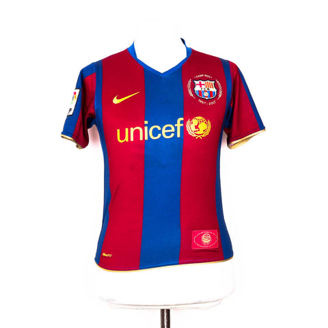 Barcelona Home Jersey 2007/08 (Youth Medium)