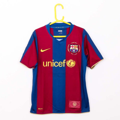 Barcelona Home Jersey 2007/08 (Age 11-12 Youth)