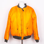 Relco London MA-1 Flight Jacket - Olive/Orange