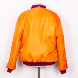 Relco London MA-1 Flight Jacket - Wine/Orange