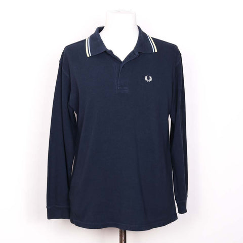 Fred Perry Long Sleeve Polo Shirt (Medium)