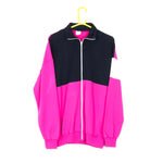 Tatrasvit 03 Pink/Black/White Track Jacket - 70's Vintage (Large)