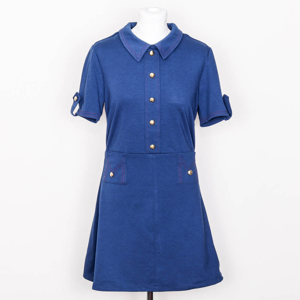 Pop Boutique 60's Style Josie Dress (Blue) Hobo's Swansea Pop Boutique 60's Style Josie Dress (Blue) Hobo's Swansea