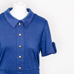 Pop Boutique 60's Style Josie Dress (Blue)