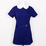 Pop Boutique 60's Style Dress - Swing Inspired (Navy)