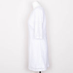 Pop Boutique 60's Style Marigold Lace Dress (White)