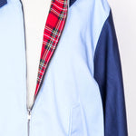 Relco London Harrington Two Tone Jacket - Blue/Navy