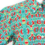 Relco London Green/Red Patterned Shirt