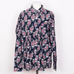 Relco London Paisley Shirt - Black/Red