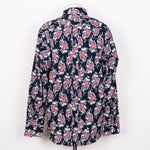 Relco London Paisley Shirt - Black/Red