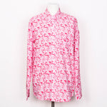 Relco London Paisley Shirt - Pink/White