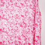Relco London Paisley Shirt - Pink/White