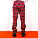 Relco London Red Tartan Trousers