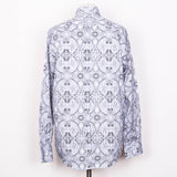 Relco London Paisley Shirt - White/Black