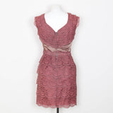Blanes London Tiered Lace Cocktail Mini Dress - 60's Vintage (Size 10)