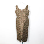 Brocade Dress - 70's Vintage (Size 14/16)