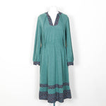 Selfridges London V-Neck Dress - 70's Vintage (Size 12/14)