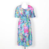 Jean Biolay Floral Dress - 80's Vintage (Size 8/10)