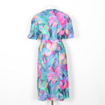Jean Biolay Floral Dress - 80's Vintage (Size 8/10)