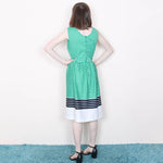 Sears Polyester Short Dress - 80's Vintage (Size 10)