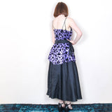 Sixth Sense Tiered Ruffle Belted Dress - 80's Vintage (Size 8)