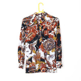 Autumn Coloured Blouse - 70's Vintage (Size 8)