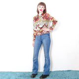 Vicad Ferenze Blouse - 70's Vintage (Size 8)