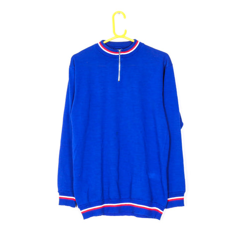 Blue Long Sleeve Sports Sweatshirt (Large)