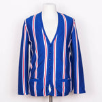Pop Boutique Mod Styled Women's Cardigan - Blue